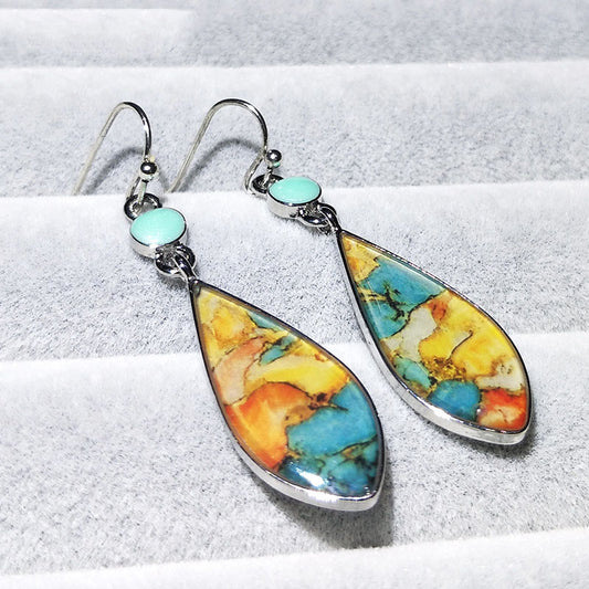 Colourful Glazed Earrings