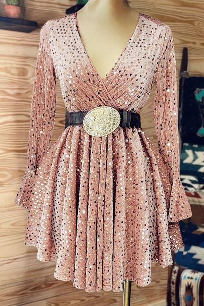 Western Sequin Dress