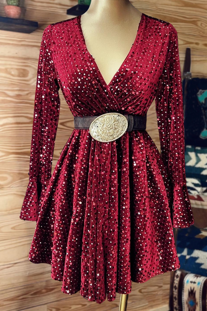 Western Sequin Dress